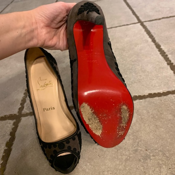 Christian Louboutin Very Brode 120 Suede - 37 - Picture 10 of 15